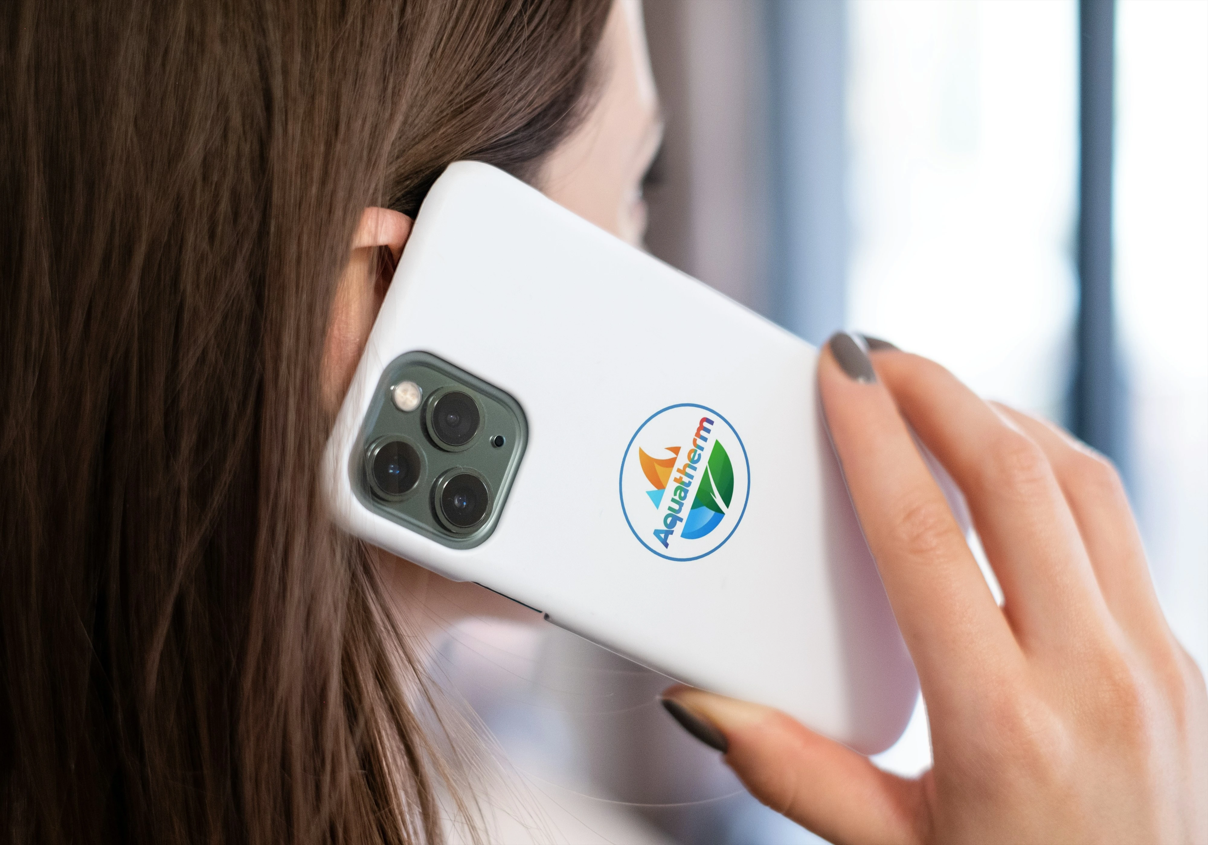 Handy mit Logo