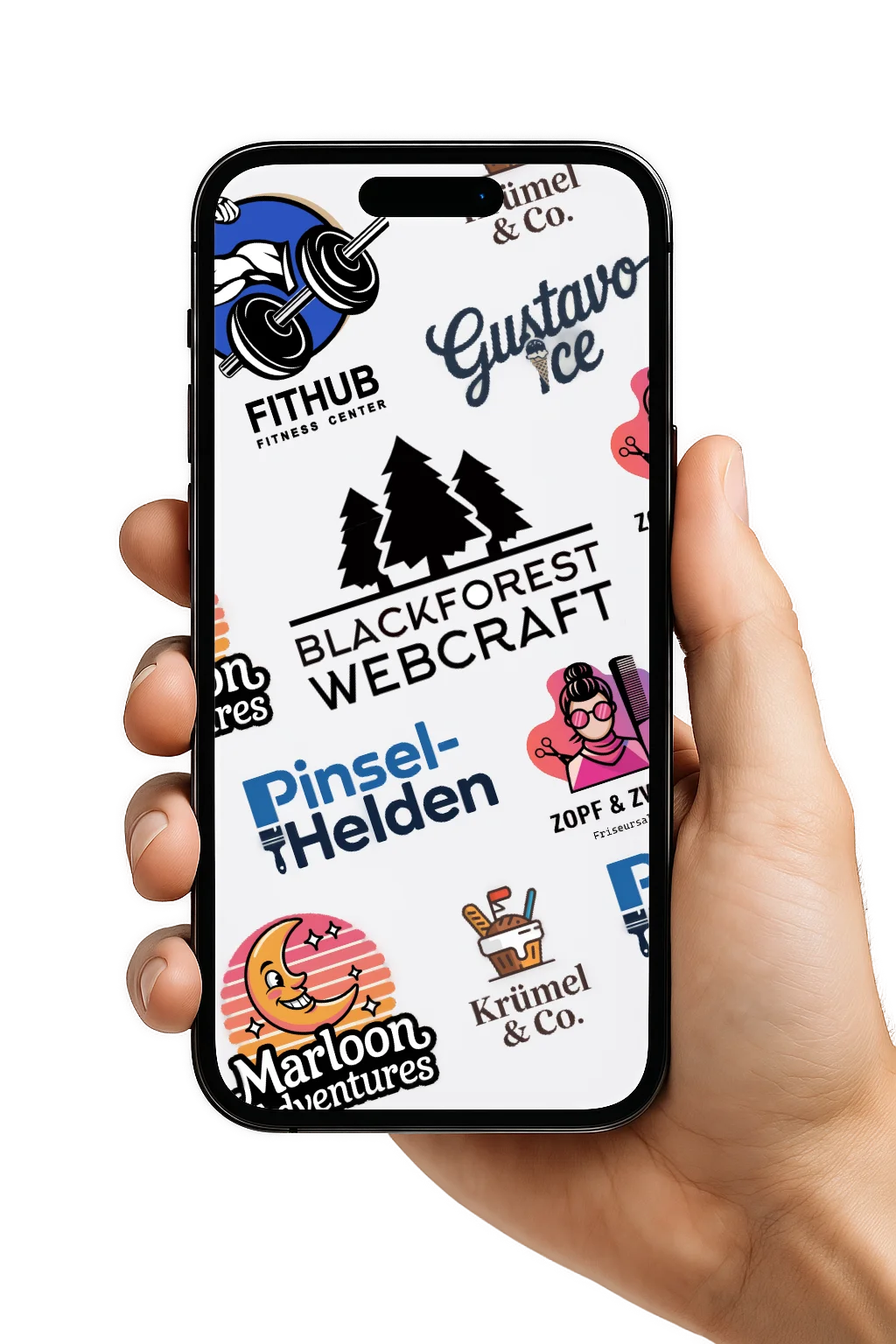 iPhone Logo Mockup